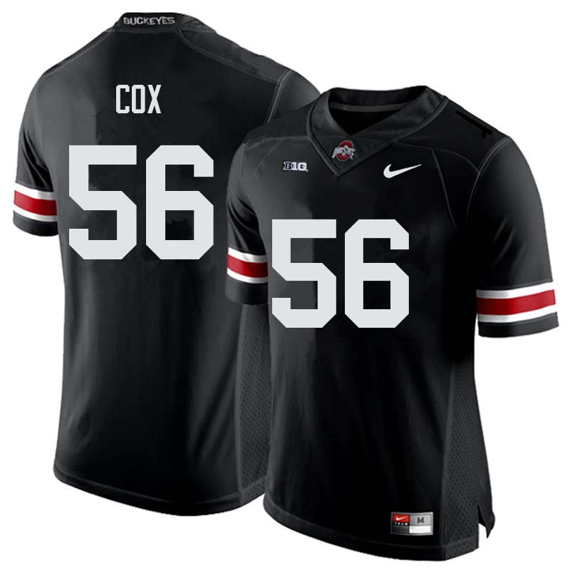 Men #56 Aaron Cox Ohio State Buckeyes College Football Jerseys Sale-Black